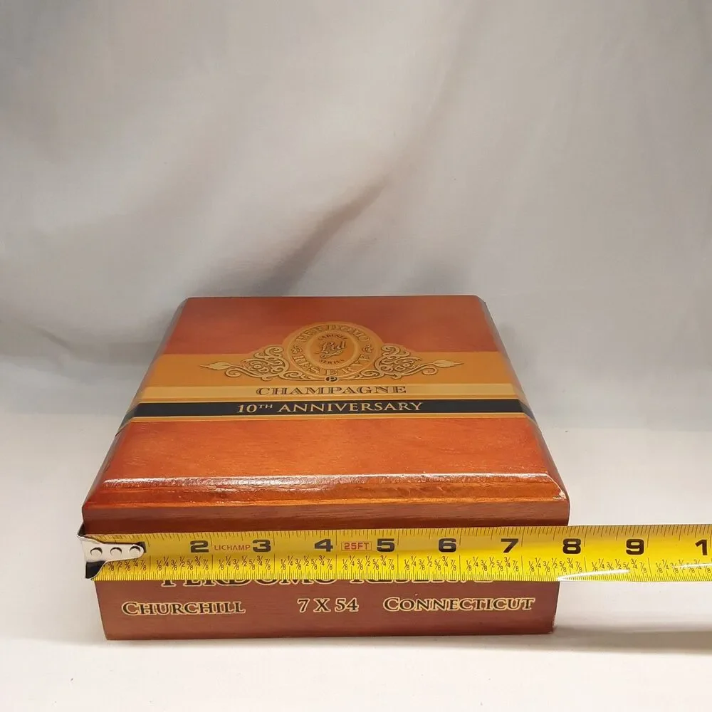 Perdomo Reserve - Epicure Champagne - 10th Anniversary - Empty Cigar Box